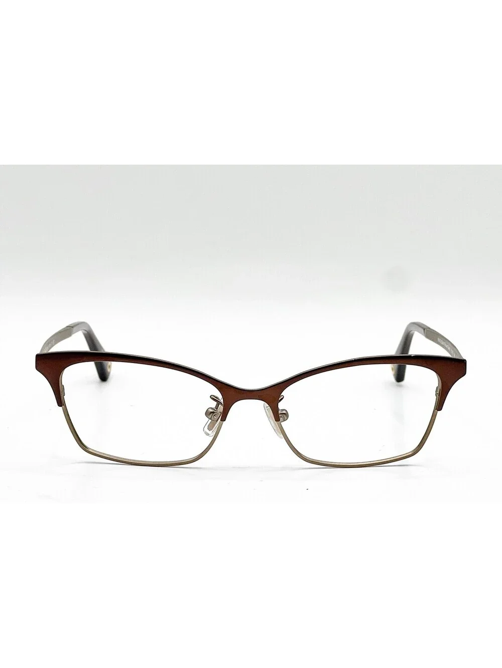 Coach HC 5041 9143 Satin Brown Sand Rectangle Authentic Eyeglass Frames 51-15